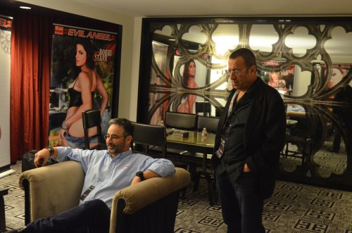 Christian on the left, John Standing, Bobbi on the wall.Photo Courtesy of 3hattergrindhouse