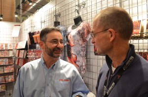 Christian and I meet again on the convention floorPhoto Courtesy of 3hattergrindhouse.