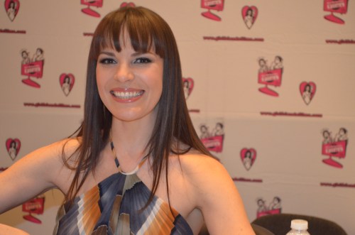 Dana DeArmond at the GirlsFriends BoothPhoto Courtesy of 3hattergrindhouse.com