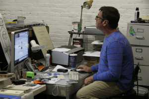 Billy Watson checks member responses