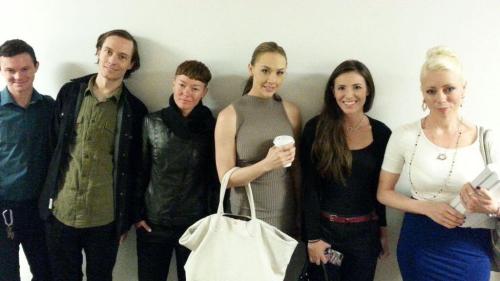 At the hearing from left to right, Sid, Owen Gray, Jiz Lee, Chanel Preston, Casey Calvert, and Lorelei Lee Photo courtesy of Casey Calvert