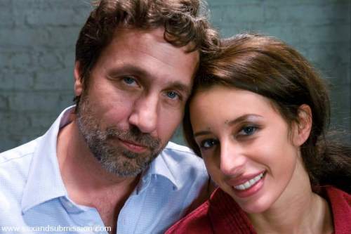 Steve Holmes and friend ready for SexandSubmission. Photo courtesy of Kink.com