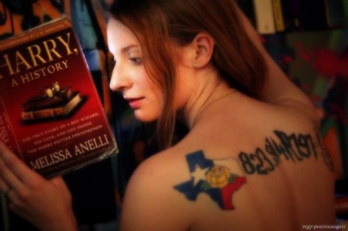 A Harry Potter fan, but not a stuffy librarian1 Photo courtesy of mxp photography.