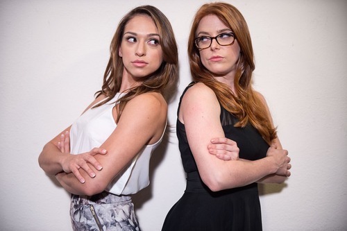 A fun off screen moment of dueling subs. Photo courtesy of Jeff Koga