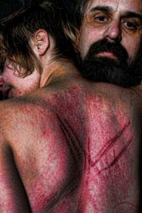 Aftercare in her Pain Toy shoot Photo courtesy of Pain Toy