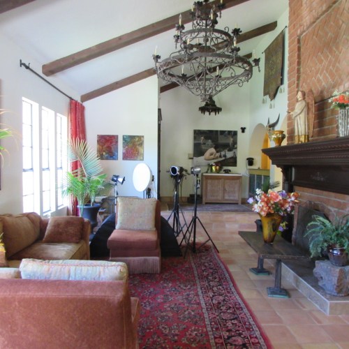 The equipment waits patiently for the cover takes.