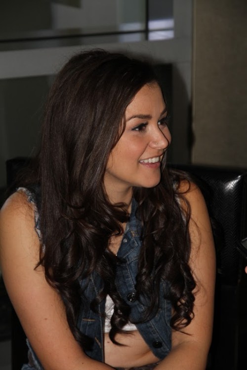 In the middle of a hectic day, Allie is still cheerful and willing to chat