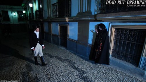 Vampire blue ready to feast